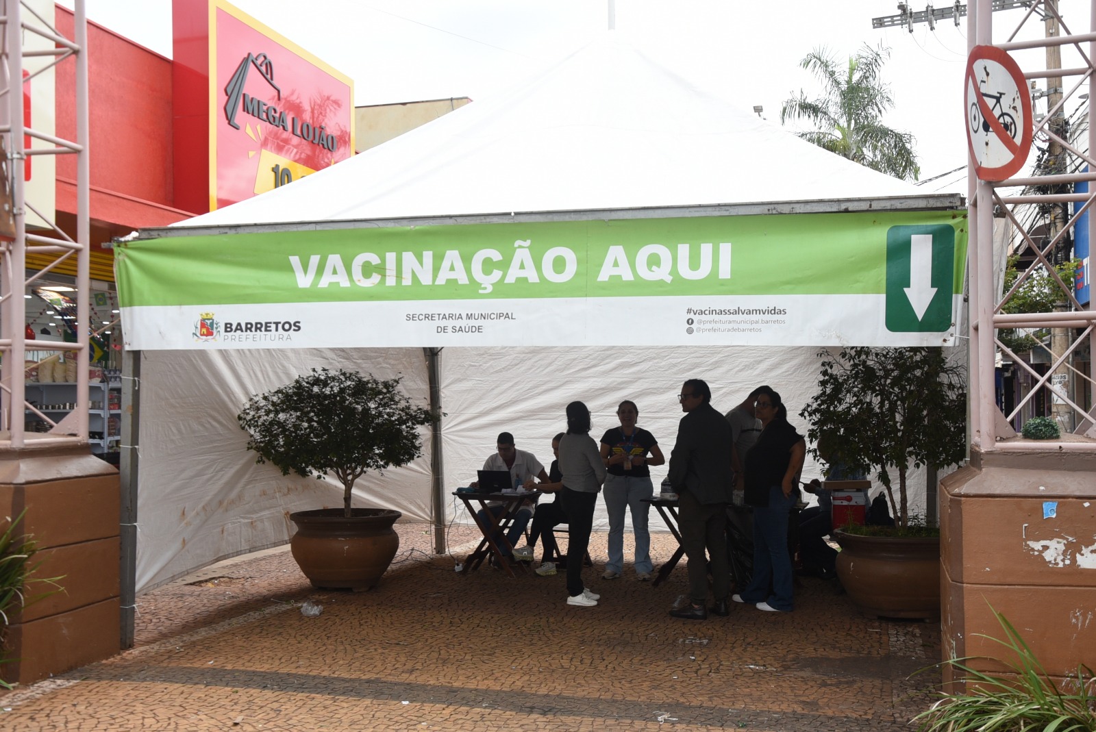 Ação contra a gripe imuniza 608 pessoas em dois dias
