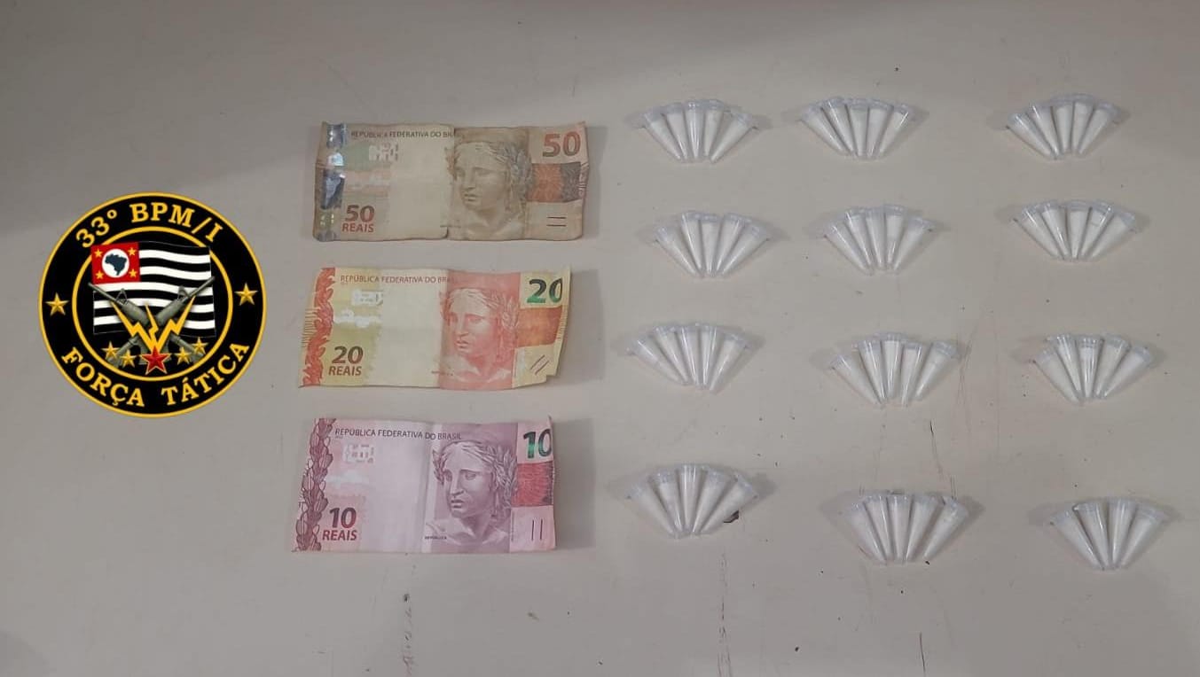 Adolescente é surpreendido pela PM com cocaína