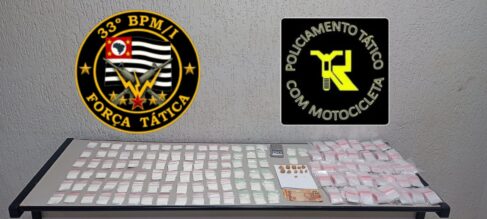 Homem é detido pela PM por tráfico no bairro Pimenta (Foto: O Diário de Barretos)