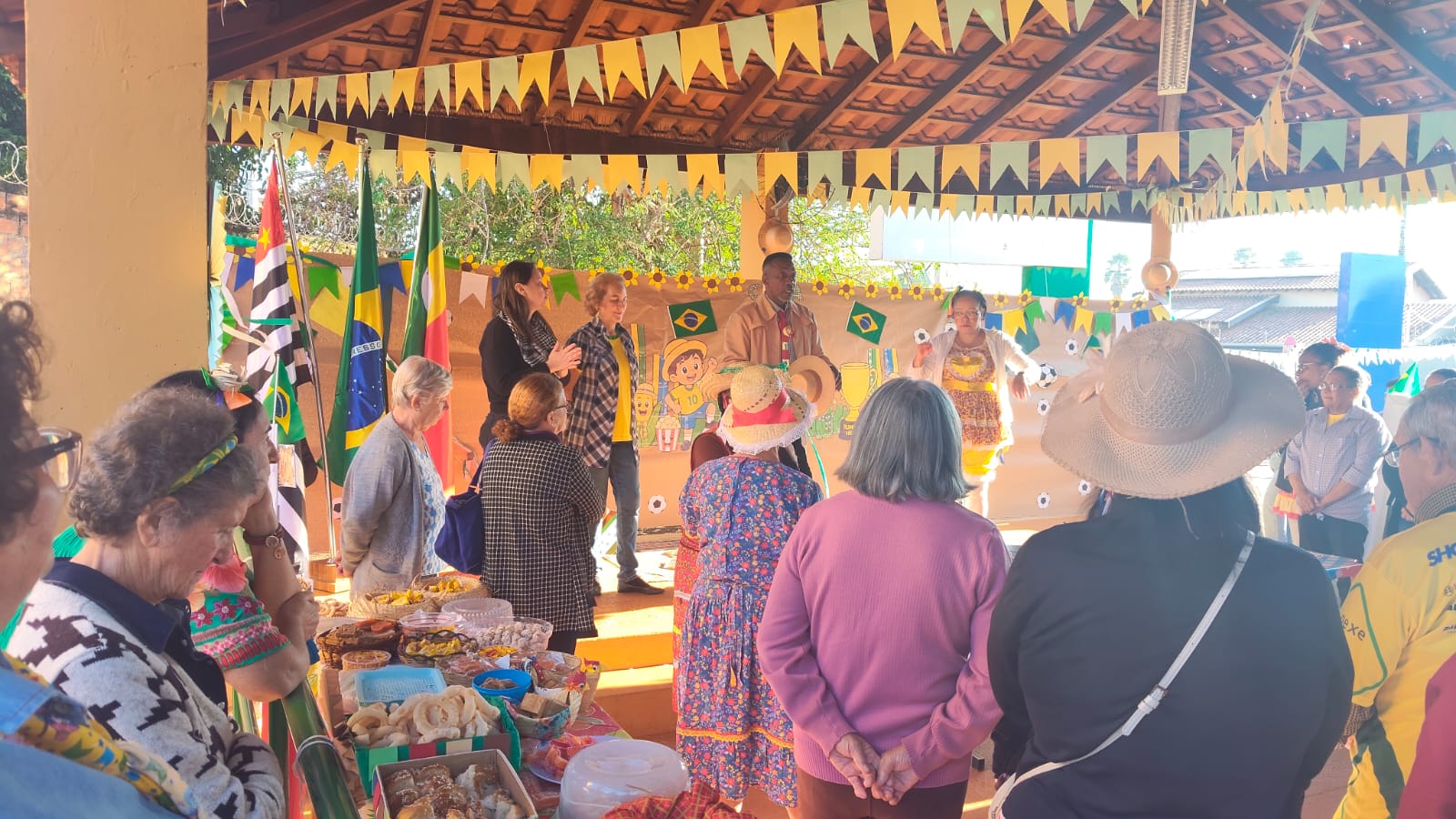 Festa junina integra pacientes da UBS do Ibirapuera