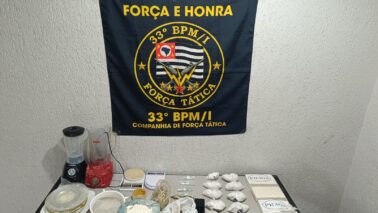 Polícia Militar detém aposentado por tráfico e apreende mais de 6 kg de drogas (Foto: O Diário de Barretos)