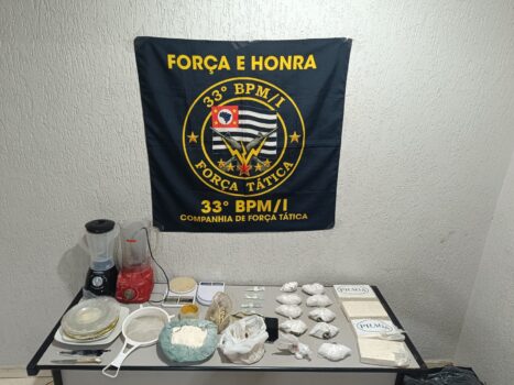 Polícia Militar detém aposentado por tráfico e apreende mais de 6 kg de drogas (Foto: O Diário de Barretos)