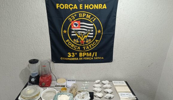 Polícia Militar detém aposentado por tráfico e apreende mais de 6 kg de drogas (Foto: O Diário de Barretos)