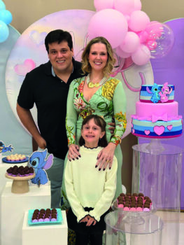 A pequena Maria Campanella Davoglio comemorou seus seis aninhos