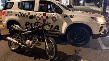 Polícia Militar prende autor e recupera moto furtada (Foto: O Diário de Barretos)