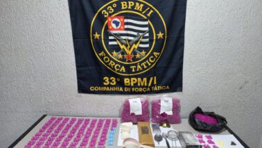 Polícia Militar detém suspeita e apreende 1,9 kg de drogas (Foto: O Diário de Barretos)