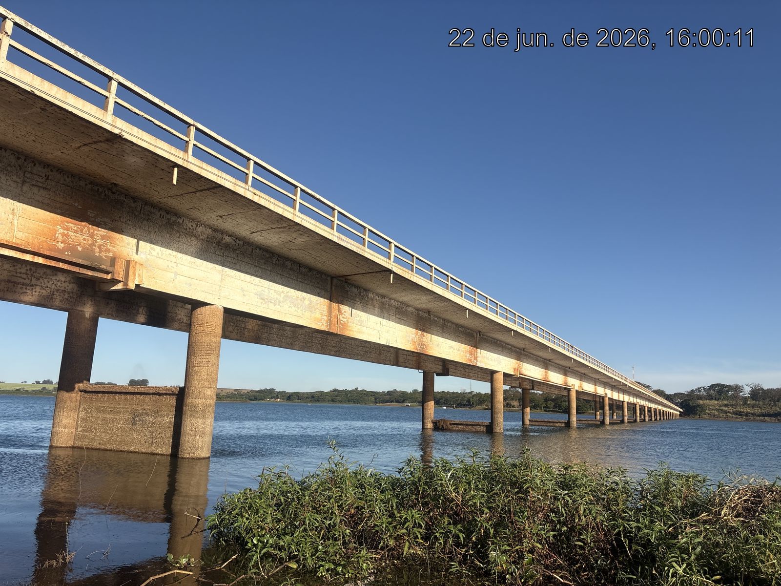 Ponte Gumercindo Penteado passa por manutenção preventiva do DNIT