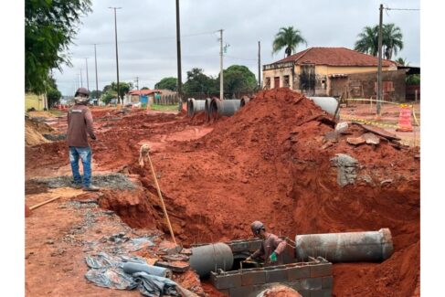 Obras de reurbanização avançam na Avenida Fraternidade Paulista