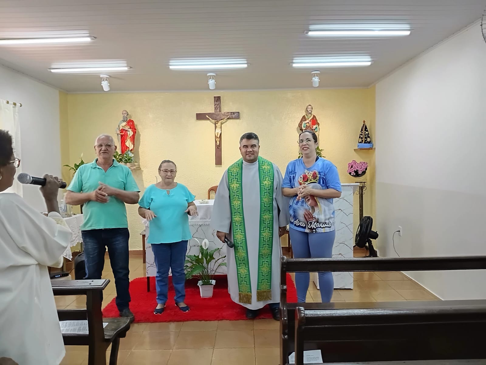 Comunidade celebra Dia de São Pedro com terço, missa e procissão