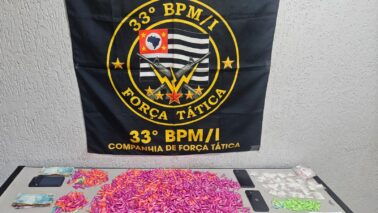 Polícia Militar prende cinco durante ação de combate tráfico de entorpecente (Foto: O Diário de Barretos)