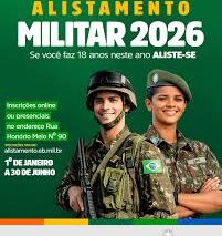 Prazo de alistamento militar termina nesta terça-feira, dia 30