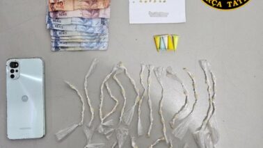 Mulher é surpreendida pela PM com entorpecentes no Luís Spina (Foto: O Diário de Barretos)