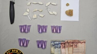 Homem é preso por tráfico de drogas no bairro Santa Isabel (Foto: O Diário de Barretos)