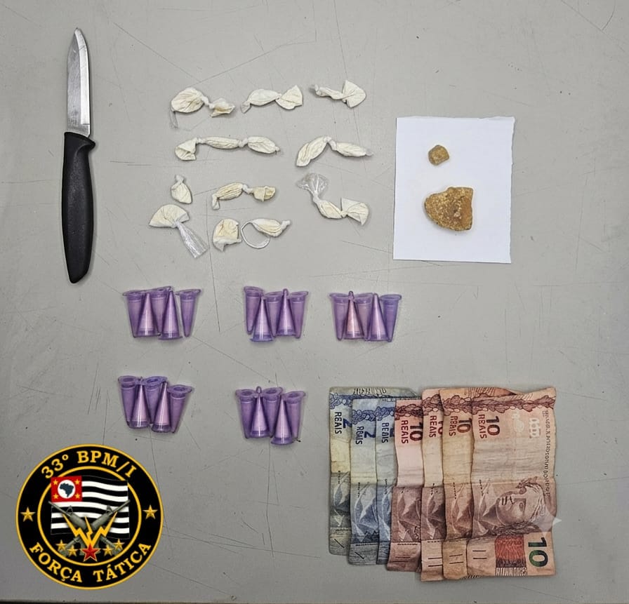 Homem é preso por tráfico de drogas no bairro Santa Isabel