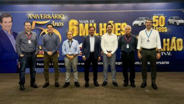 Diretoria do Grupo Savegnago no lançamento das comemorações pelos 50 anos da rede, que distribuirá mais de R$ 6 milhões em prêmios (Foto: Divulgação)