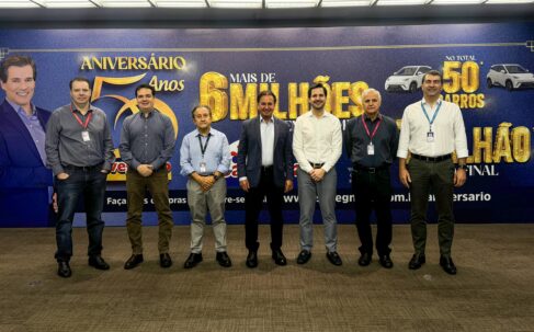 Diretoria do Grupo Savegnago no lançamento das comemorações pelos 50 anos da rede, que distribuirá mais de R$ 6 milhões em prêmios (Foto: Divulgação)