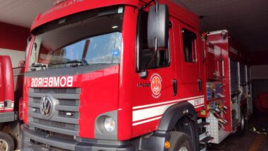 Incêndio causa danos em residência no bairro Nogueira (Foto: O Diário de Bombeiros)