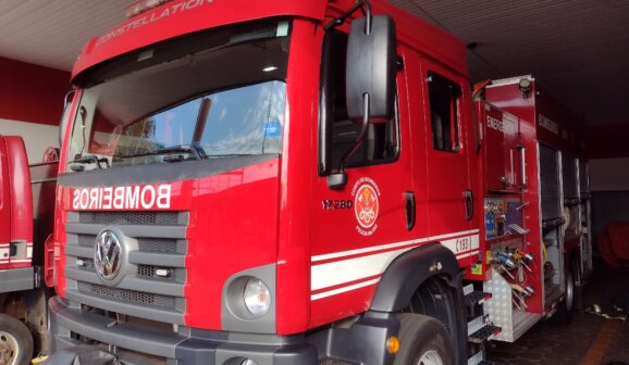 Incêndio causa danos em residência no bairro Nogueira (Foto: O Diário de Bombeiros)