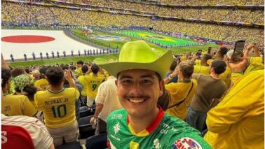 O jornalista barretense Kaike Nagai, que está trabalhando na cobertura da Copa do Mundo 2026 pela Betano, acompanhou a vitória do Brasil