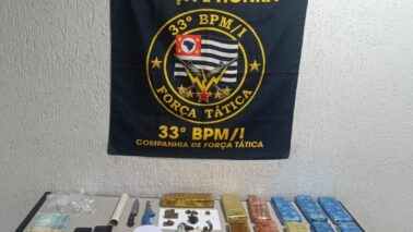 Polícia Militar detém suspeito e apreende mais de 9 kg de drogas (Foto: O Diário de Barretos)