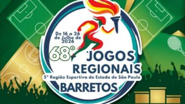 Com a realização das últimas finais da competição, os 68º Jogos Regionais de Barretos será encerrado hoje (26), às 10h, com solenidade no ginásio Rochão.
