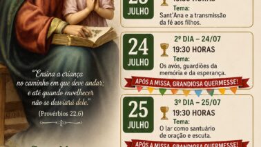 A Comunidade Sant’Ana e Santa Terezinha, localizada na Rua João Machado de Barros, nº 779, pertencente à Paróquia Santo Antônio de Pádua