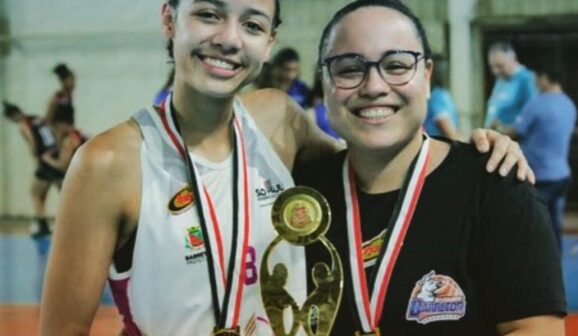 A barretense Maria Júlia Rafael de Castro e Silva, 20 anos, que foi formada nas escolinhas de basquete do Instituto Barretos, no Cemep América, onde conquistou títulos
