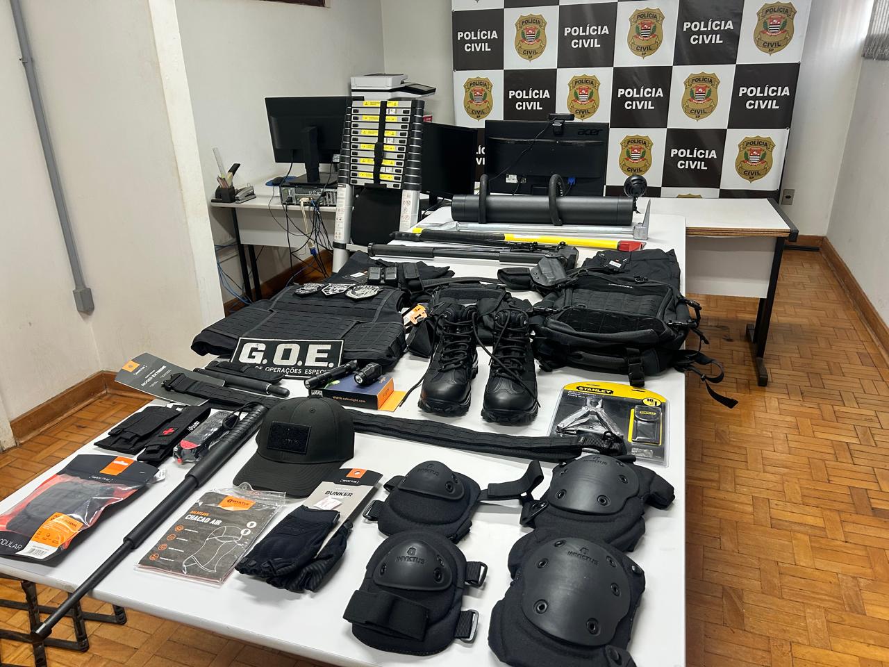 Seccional adquire equipamentos para policiais civis do GOE