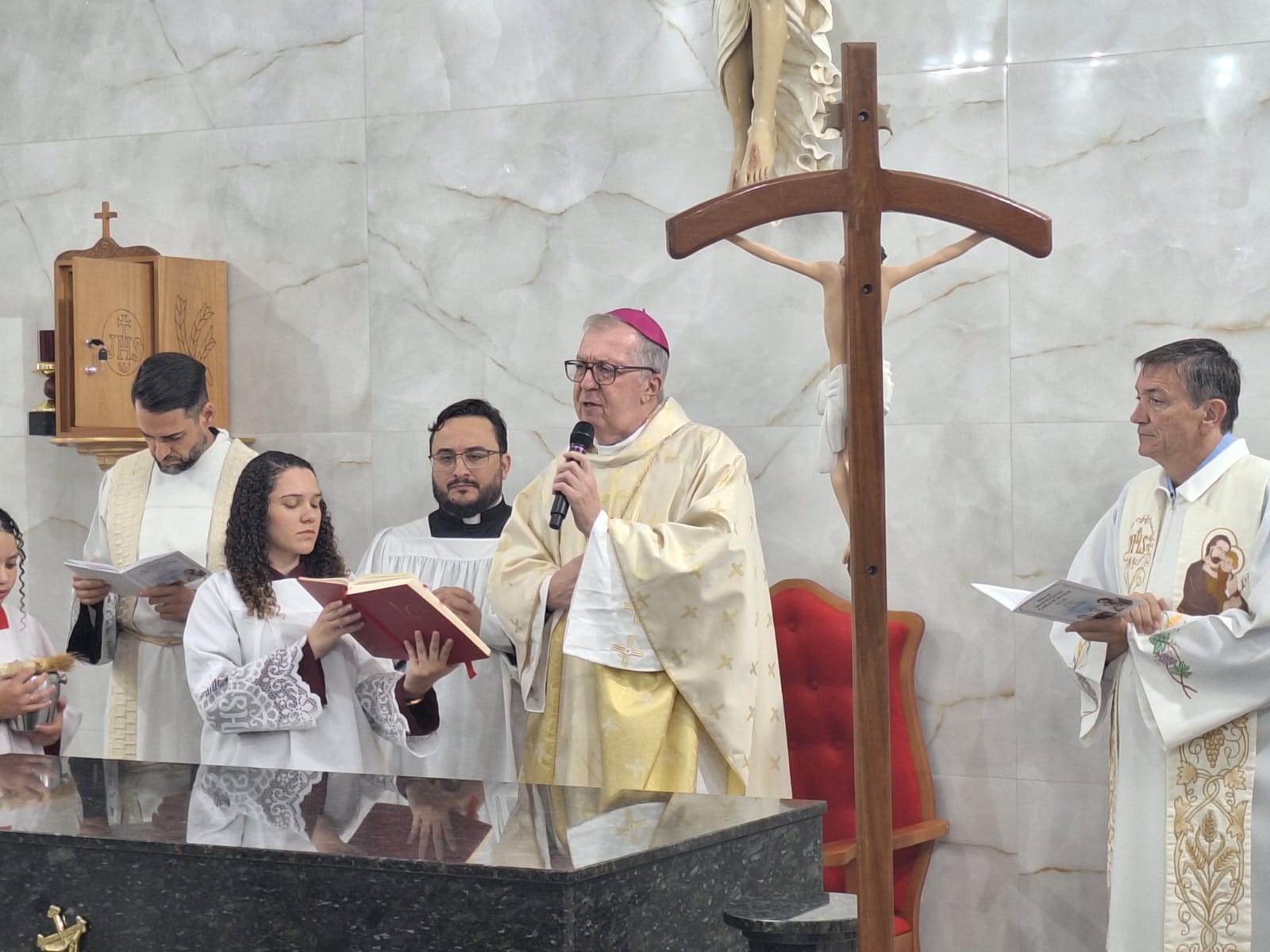Bispo Diocesano enaltece esforço para entrega da Capela São José