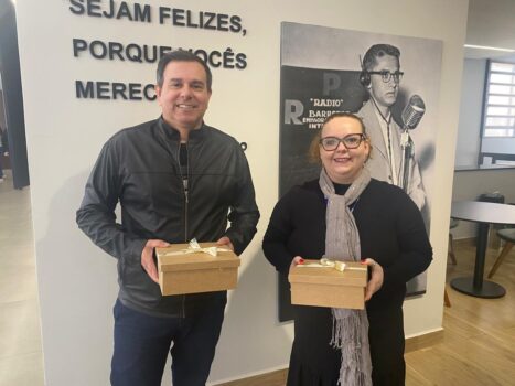 Maurício Andrade e Isabela Jardinetti