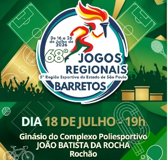 Jogos Regionais começam nesta quinta com congresso técnico