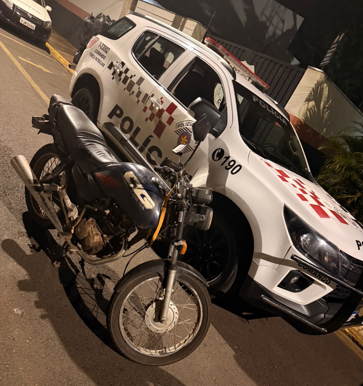 Pedreiro é detido por adulteração de sinal identificador de veículo