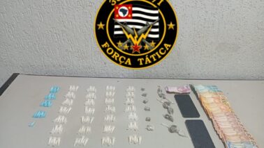 Jovem é preso por tráfico de entorpecente no Jardim Arizona (Foto: O Diário de Barretos)