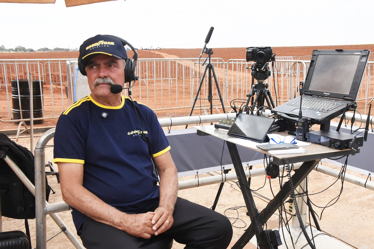 Narrador de acrobacias acompanha campeonato nacional 
