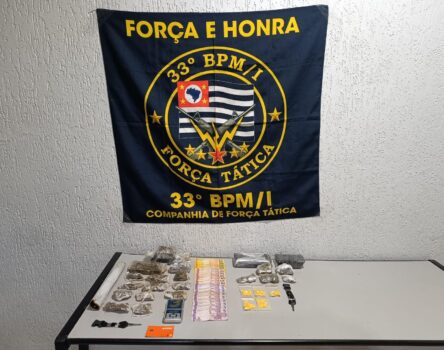 Polícia Militar prende dois e apreende mais de 2kg de drogas (Foto: O Diário de Barretos)