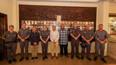 Os integrantes da Associação Os Independentes participaram de reunião nesta quarta (29), em São Paulo, na sede do Quartel do Comando-Geral da Polícia Militar do Estado de São Paulo