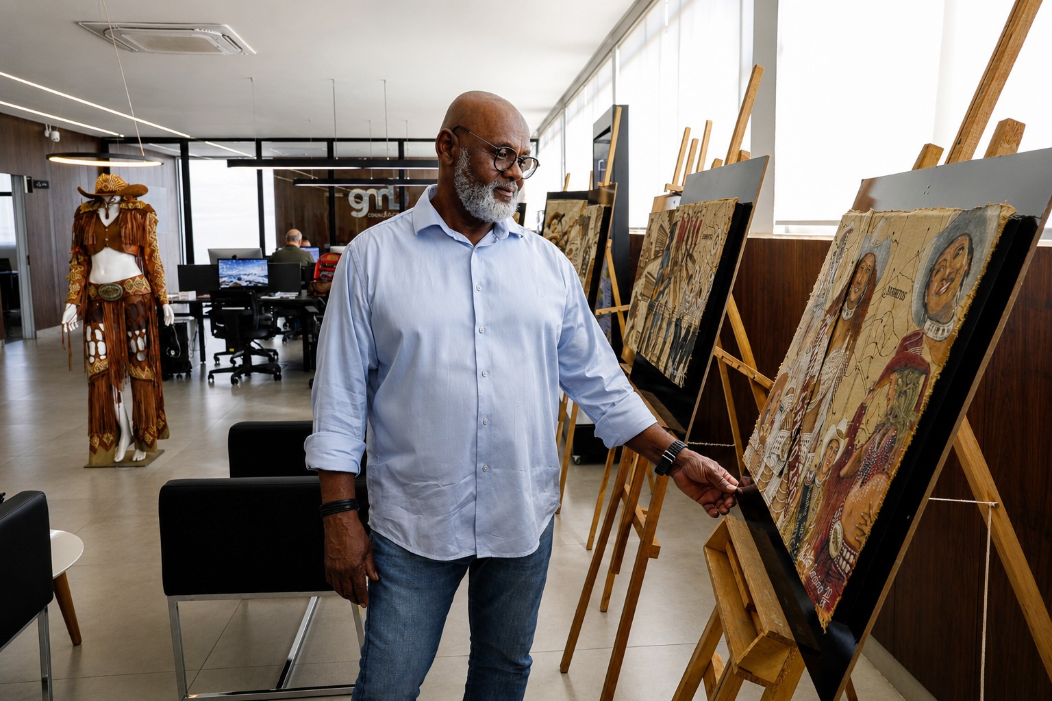 Exposição com arte inspirada em Barretos e na Festa do Peão no GMB