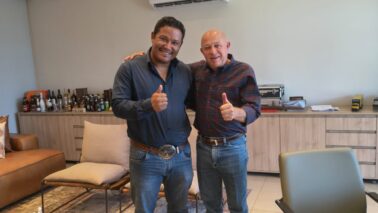 Empresário Anderson e o presidente Jerônimo confirmaram a parceria