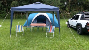 Área específica do camping terá estrutura especial com barraca barraca e estrutura de hospedagem