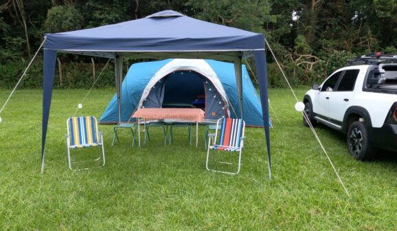 Área específica do camping terá estrutura especial com barraca barraca e estrutura de hospedagem