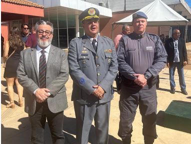 A Polícia Civil de Barretos marcou presença na solenidade de troca de comando do 33º Batalhão da Polícia Militar, realizada na última quinta-feira (2), no Parque do Peão.