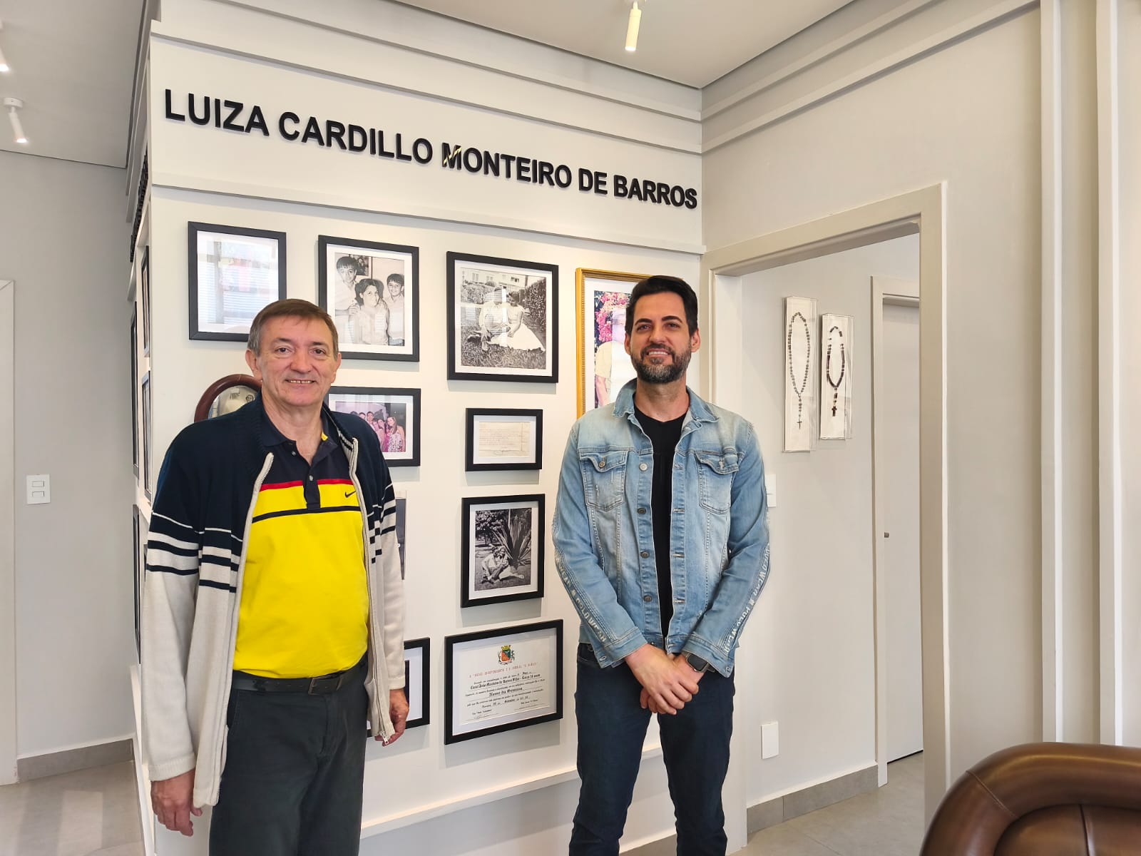 Padres Ronaldo Miguel e Deonísio Helko