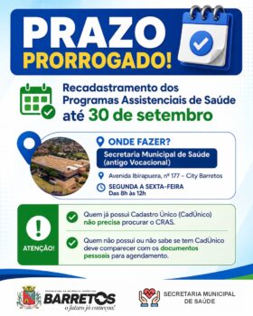 Informações foram divulgadas pela secretaria de Saúde