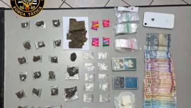 Homem é detido pela PM por tráfico de entorpecente (Foto: O Diário de Barretos)