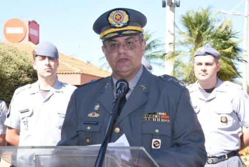 Tenente-coronel Alessandro Righetti é o comandante do Batalhão da PM