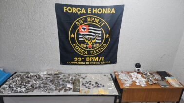 Polícia Militar apreende 4,3 kg de entorpecentes (Foto: O Diário de Barretos)