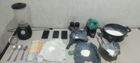 PM prende quatro por tráfico de drogas em Guaíra (Foto: O Diário de Barretos)