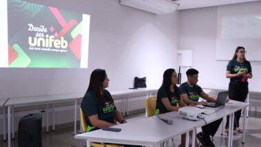 Apresentação da campanha do vestibular foi realizada na instituição
