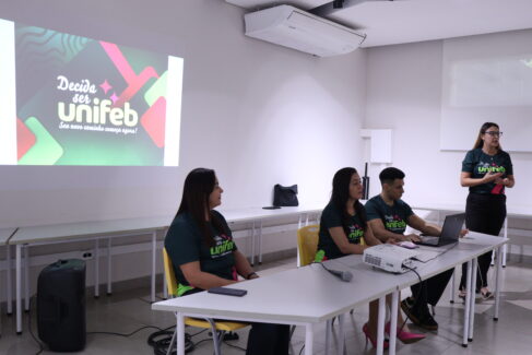 Apresentação da campanha do vestibular foi realizada na instituição