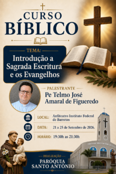 Curso Bíblico sobre a Sagrada Escritura recebe inscrições